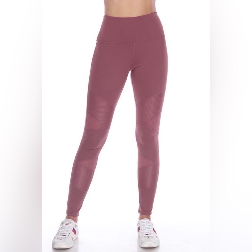 Women's Mauve High-Waisted Leggings